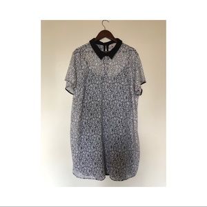 Michael Kors Plus White Lace Dress